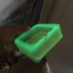 Marble effect &’ glow in the dark ash trays.